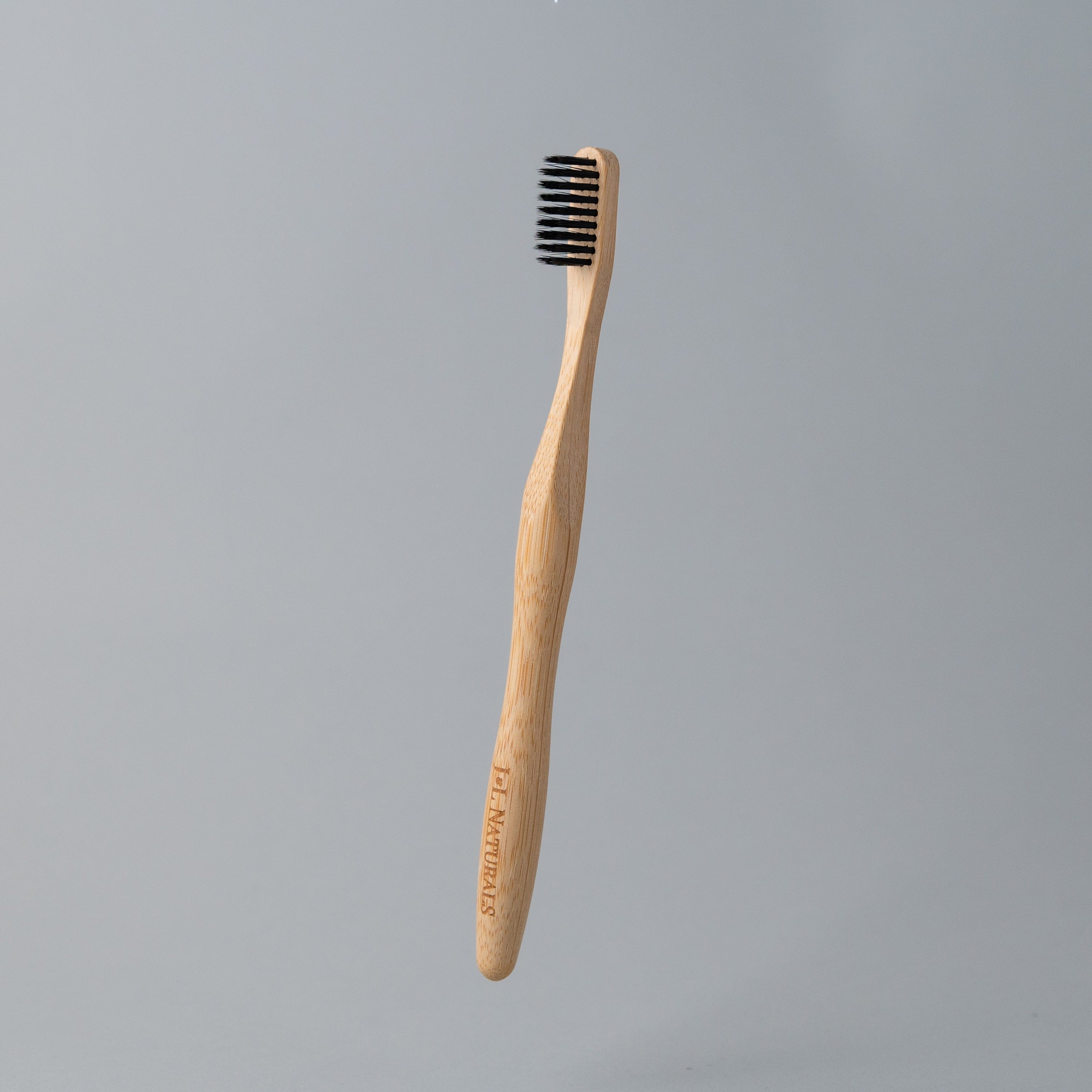 J&L Naturals Essentials Black Bamboo Toothbrush