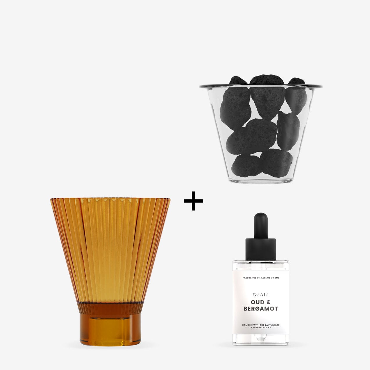OZAIZ Lava Rock Diffuser ZAI Lava Rock Diffuser - Cedar & Black Cherry