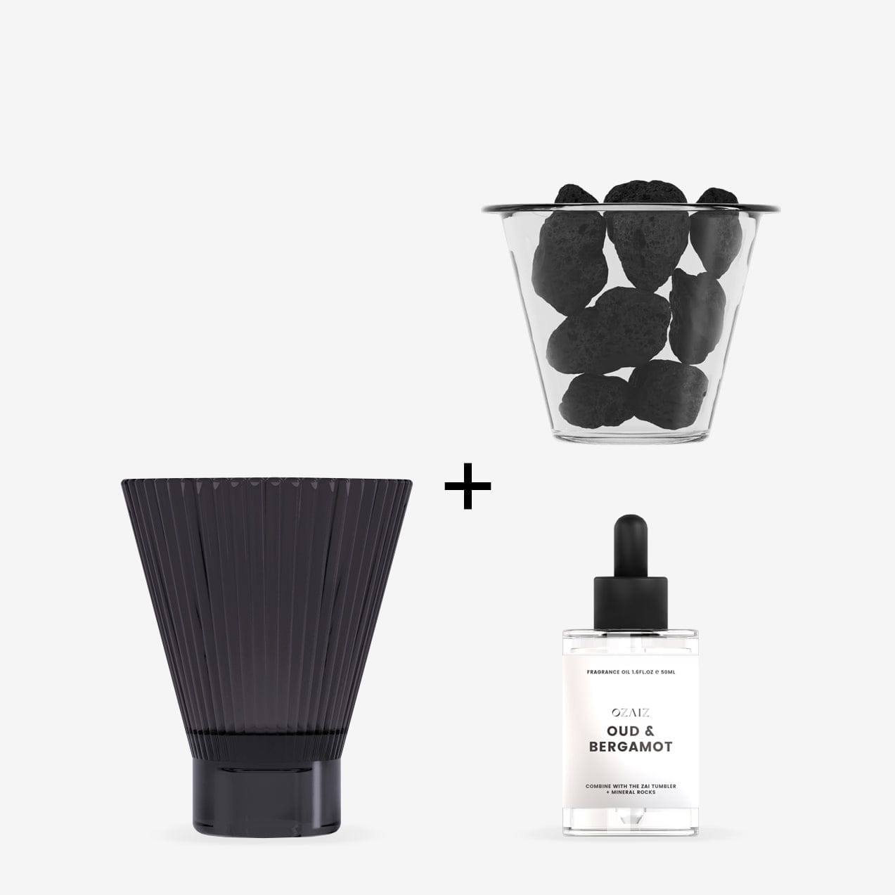 OZAIZ Lava Rock Diffuser ZAI Lava Rock Diffuser - Cedar & Black Cherry