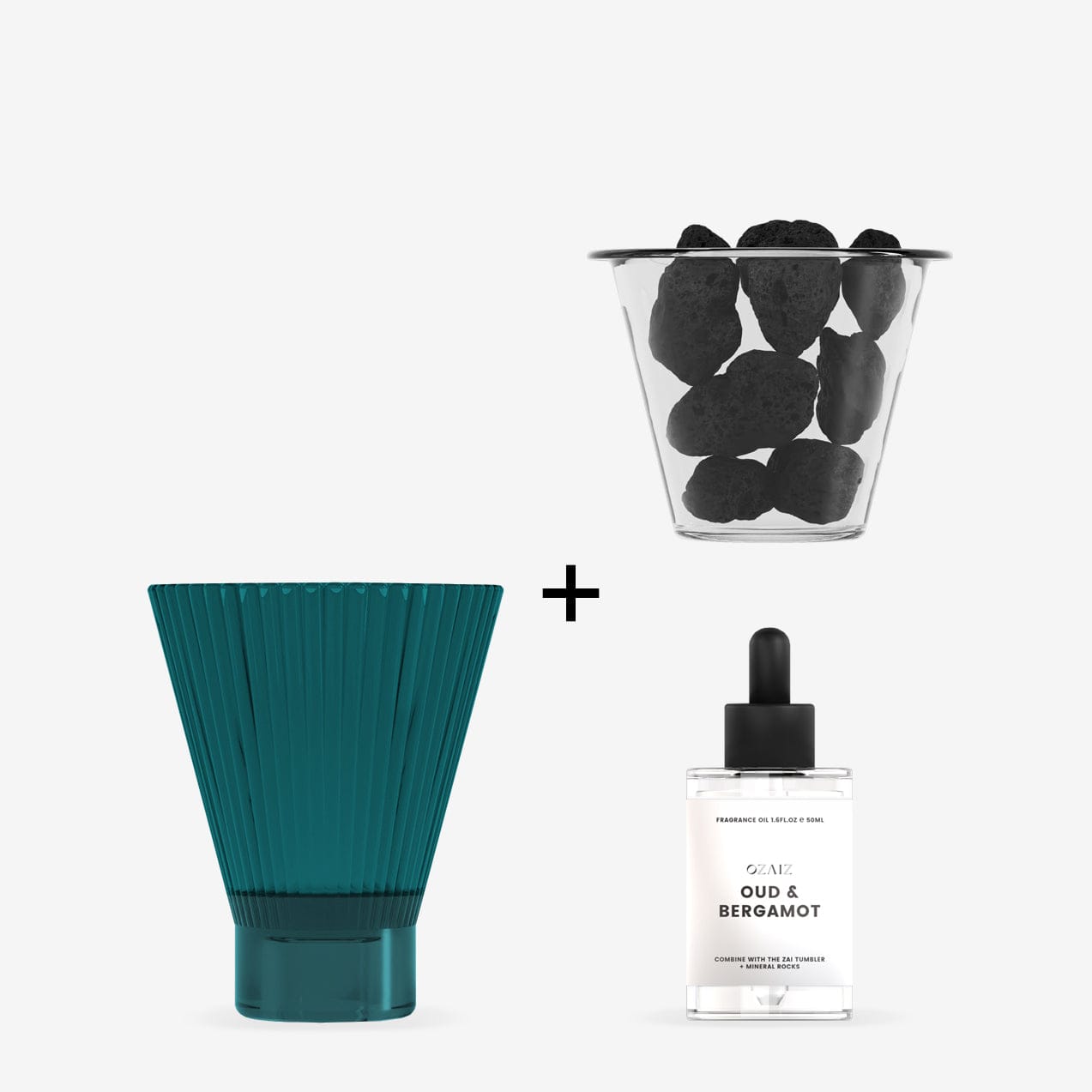 OZAIZ Lava Rock Diffuser ZAI Lava Rock Diffuser - Cedar & Black Cherry
