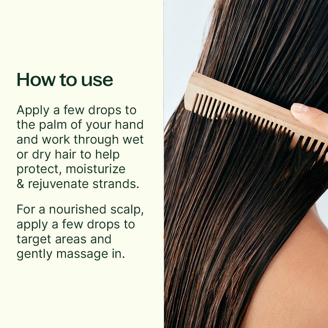 Plant Therapy Hair & Skin Care 4 oz Hair Therapy Moisturize & Protect Hair Oil (Organic Argan Oil)