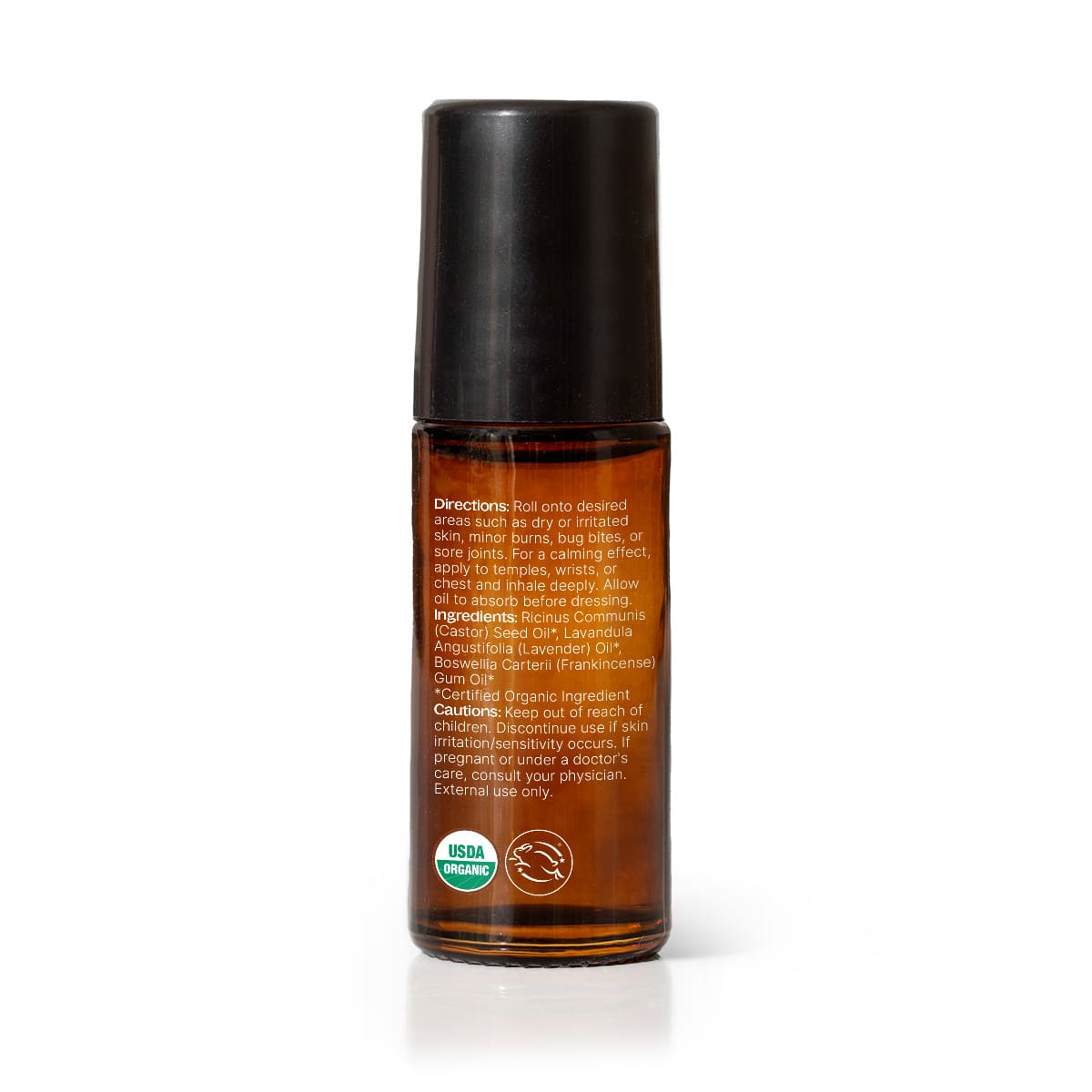 Plant Therapy Body Care 30 ml Organic Lavender & Frankincense Castor Body Oil Roll-On 30 mL