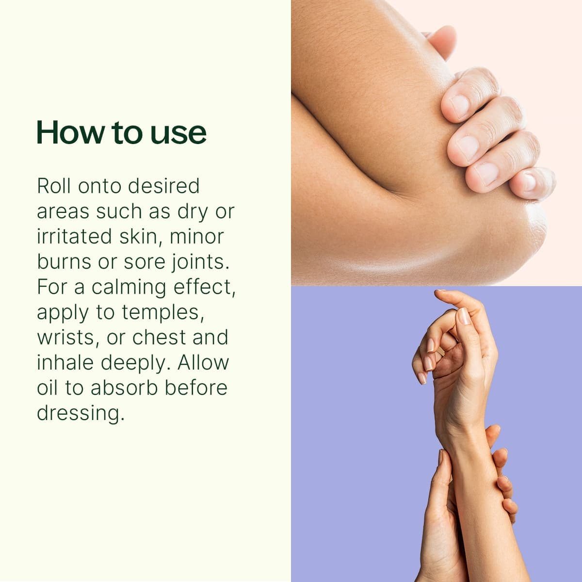 Plant Therapy Body Care 30 ml Organic Lavender & Frankincense Castor Body Oil Roll-On 30 mL