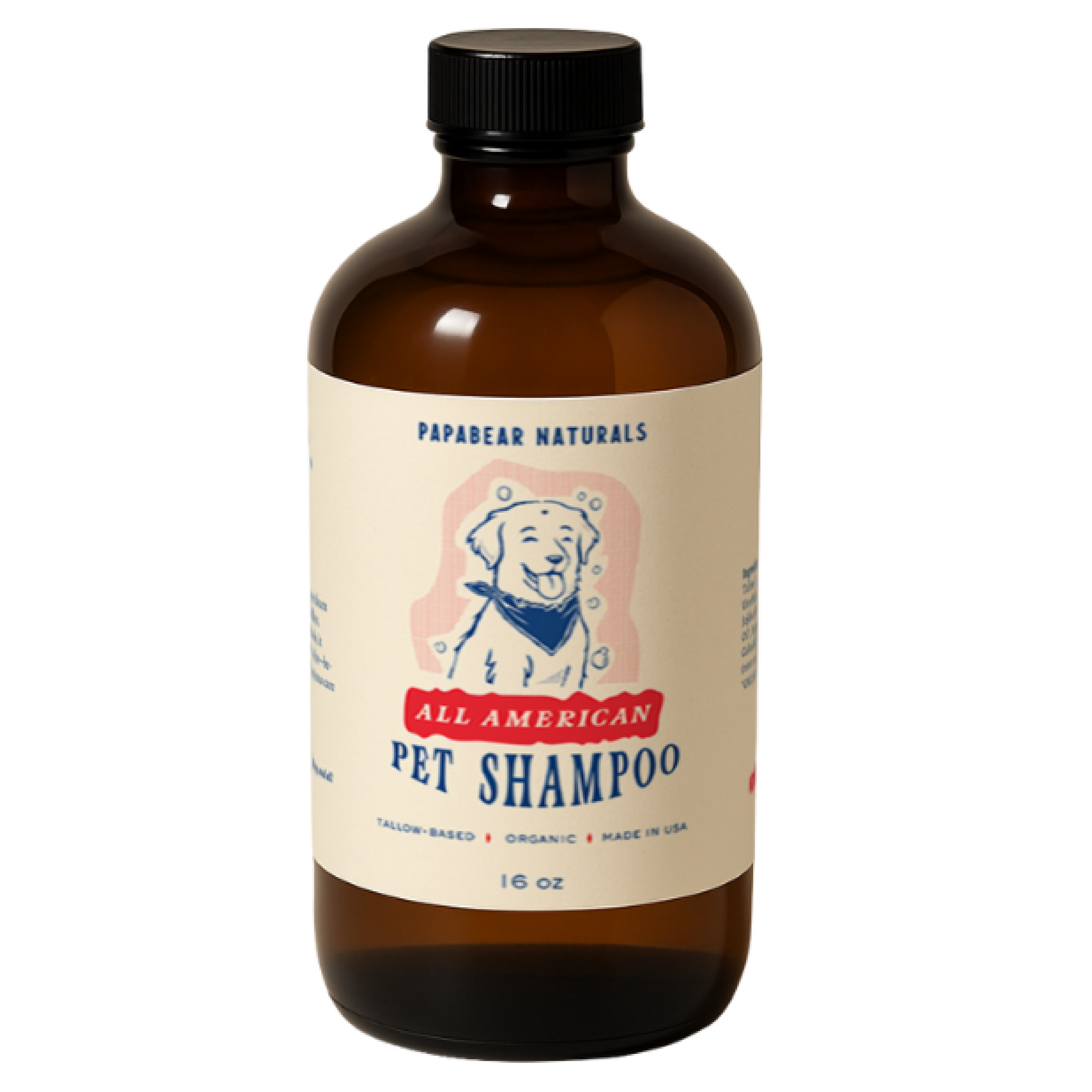 PapaBear Naturals Papabear All American Pet Shampoo - 16 oz