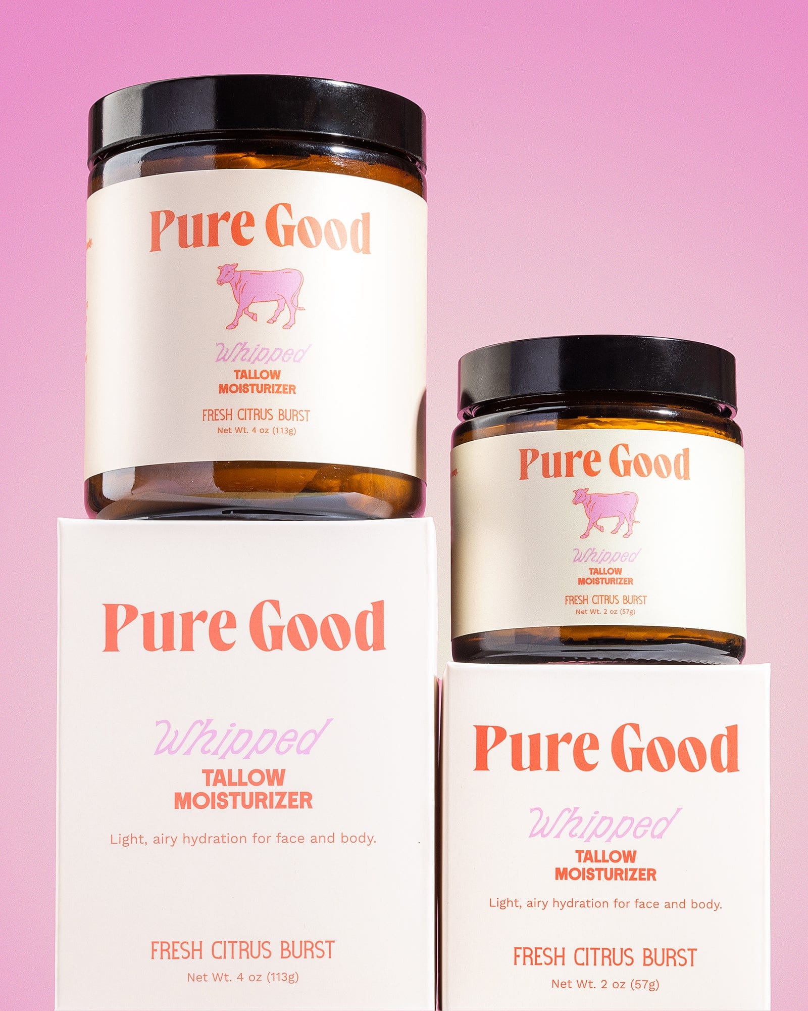 Pure Good LLC Whipped Tallow Balm Fresh Citrus Burst Whipped Tallow - Hydration and Vitamin C