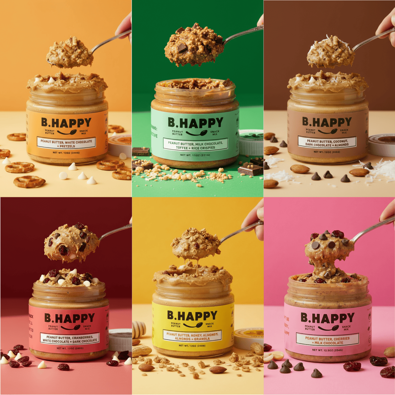B. Happy Peanut Butter Peanut Butter B. Happy! Sampler Pack