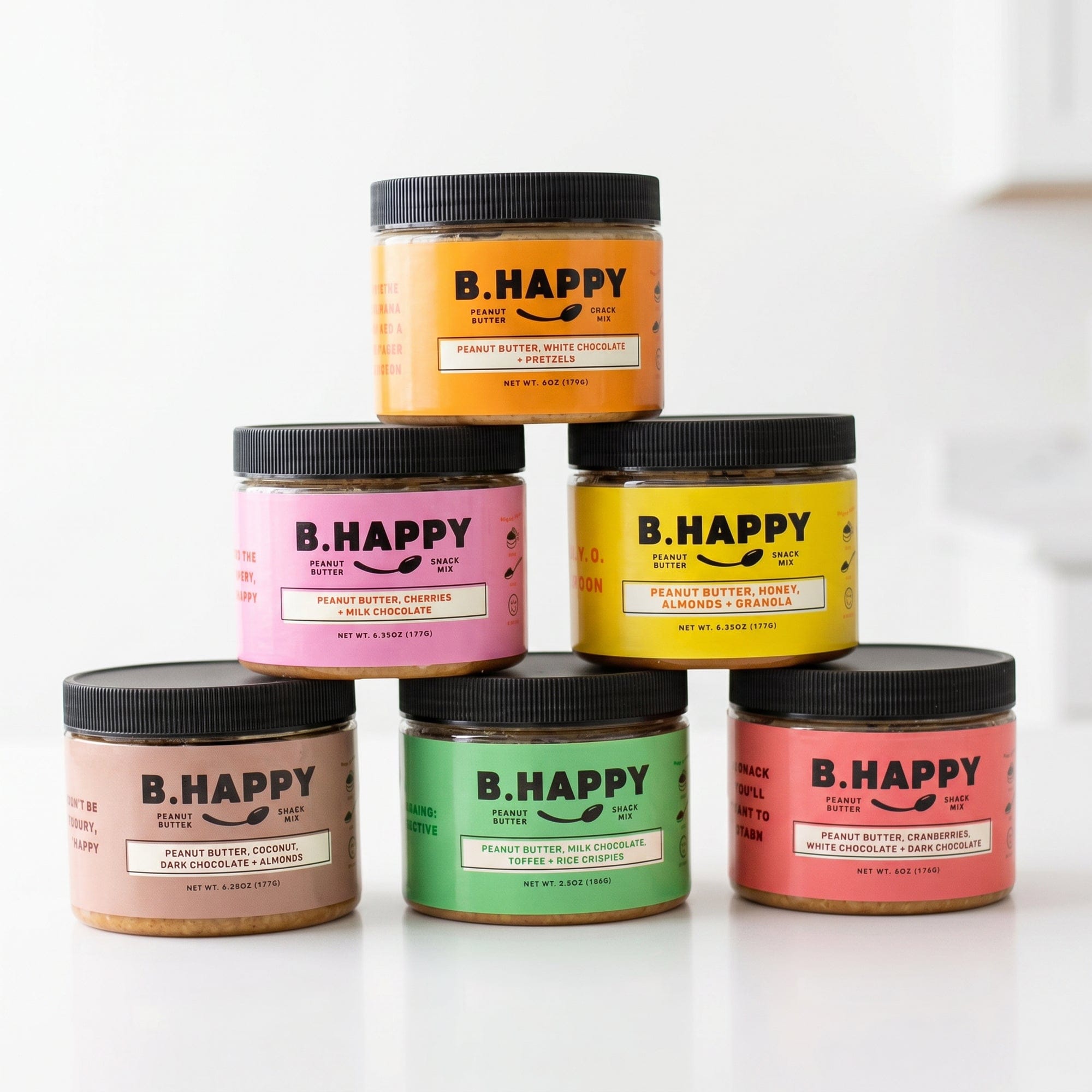 B. Happy Peanut Butter Peanut Butter B. Happy! Sampler Pack