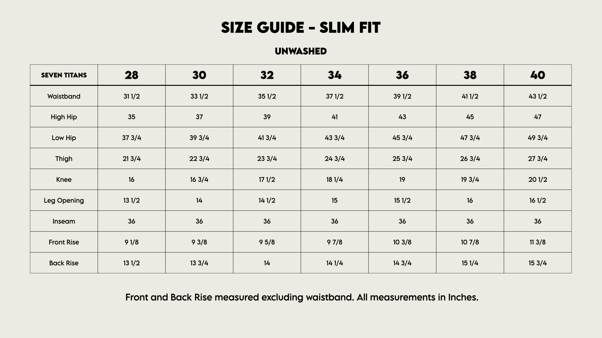 Seven Titans Jeans Seven Titans Slim Fit - Raw Selvedge, Proximity Manufacturing