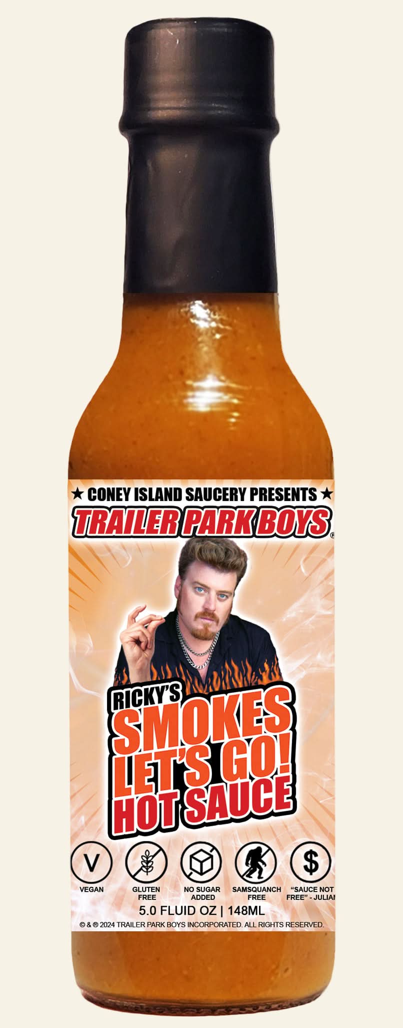 Coney Island Saucery Hot Sauce Trailer Park Boys - Ricky&
