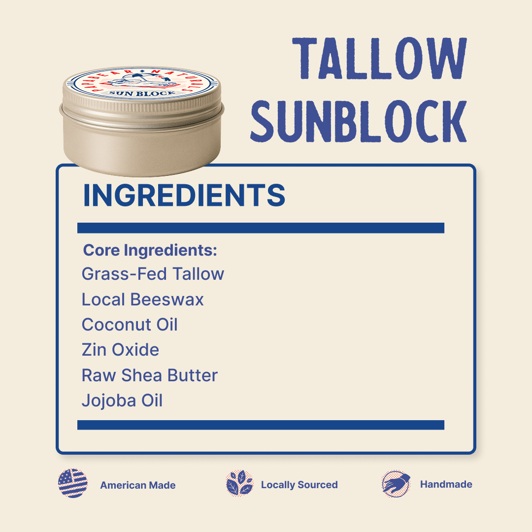 PapaBear Naturals Papabear Tallow Sunblock 4 oz