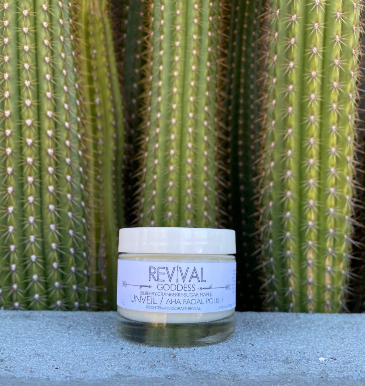 Revival Body Care FACE EXFOLIANT GODDESS UNVEIL AHA FACIAL POLISH