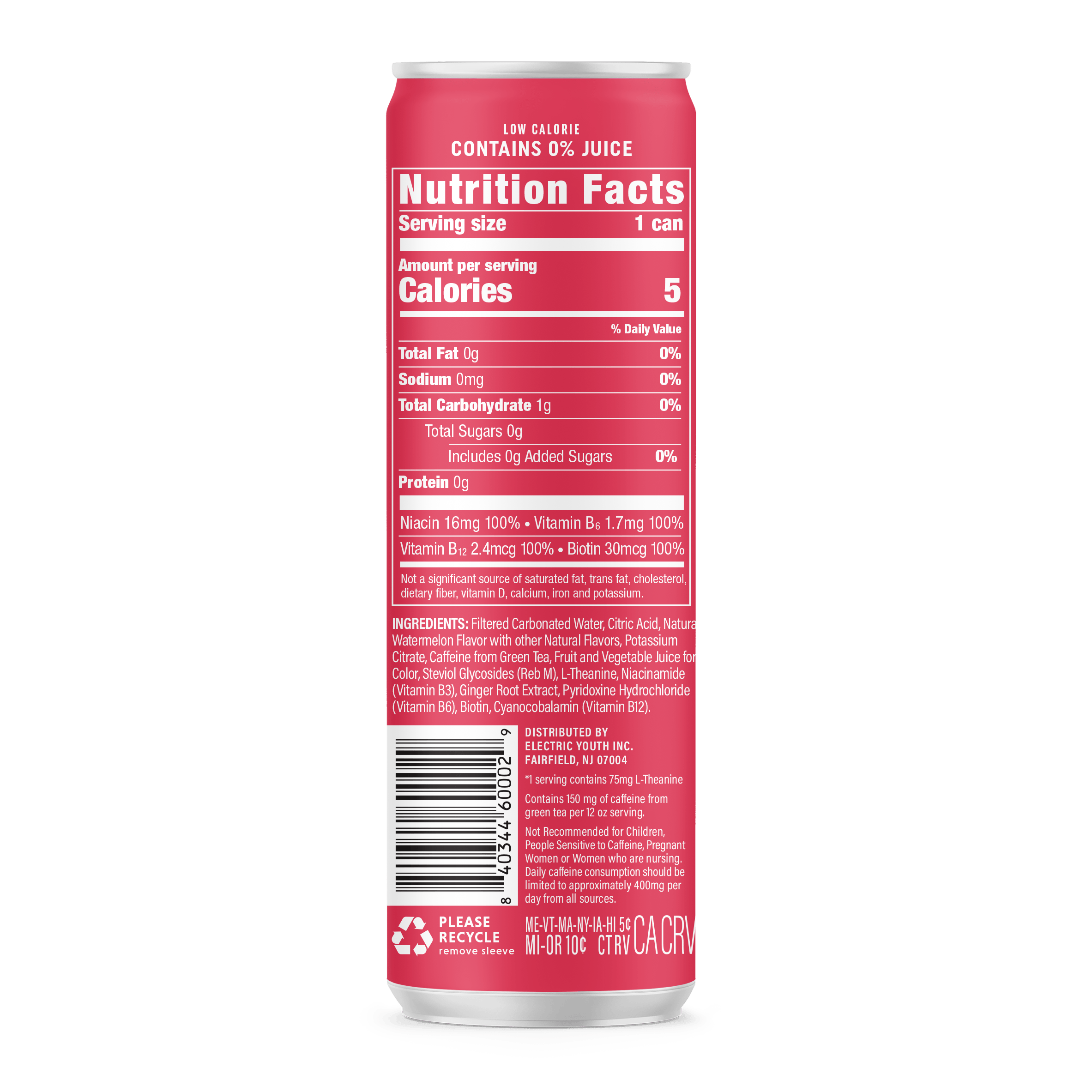 GORGIE Energy Drink Energy Drink - Sparkling Watermelon Splash