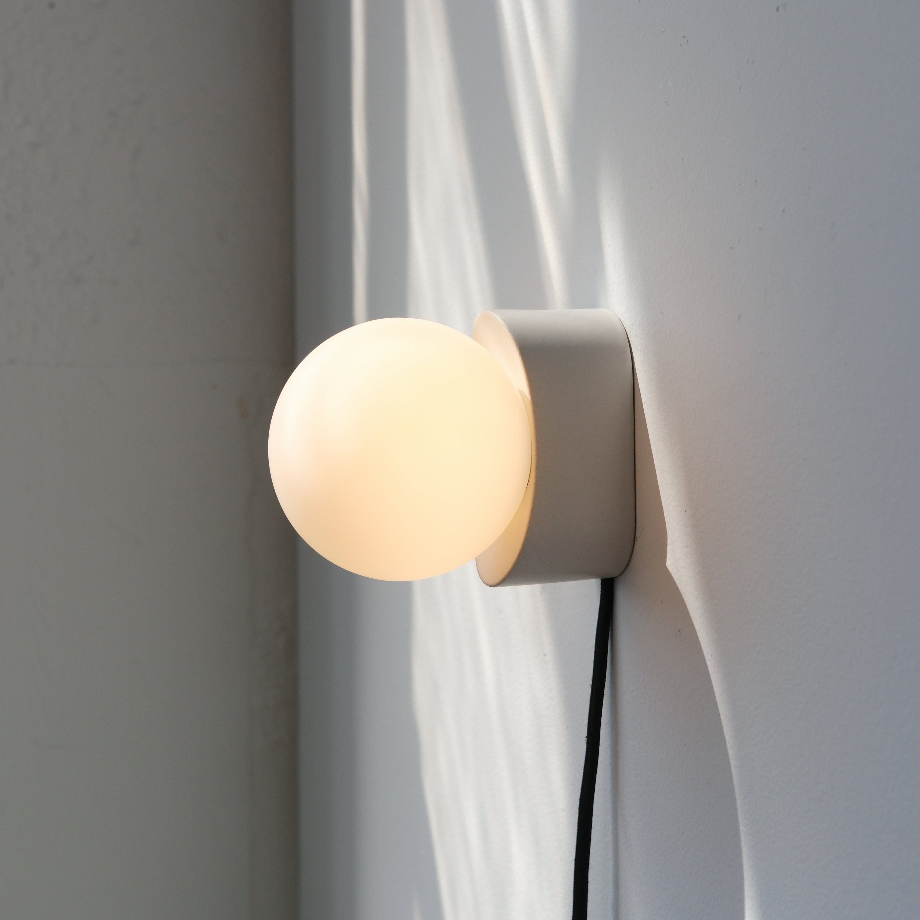 Misewell Lamps White Matte Iota Sconce