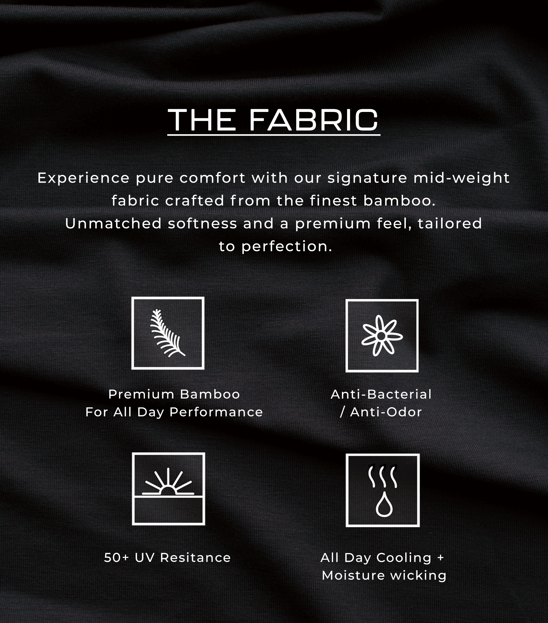 Bamtech Shirt Bamboo Swift Curve-Hem Tee - Black