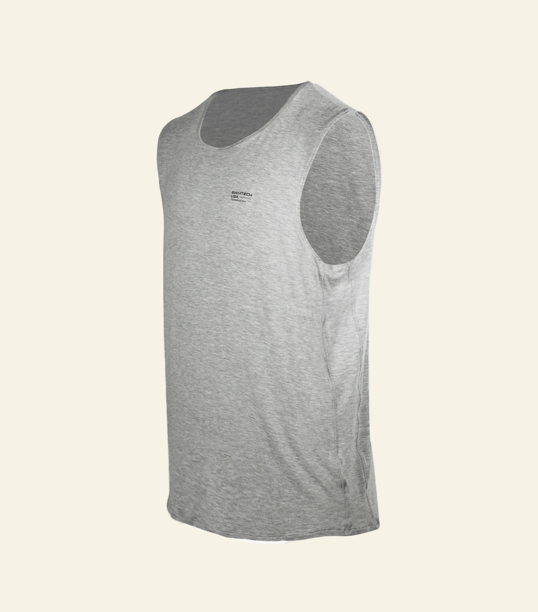 Bamtech Tanks S / Heather Grey Bamboo Aerotech Tank - Training Div. Heather Grey