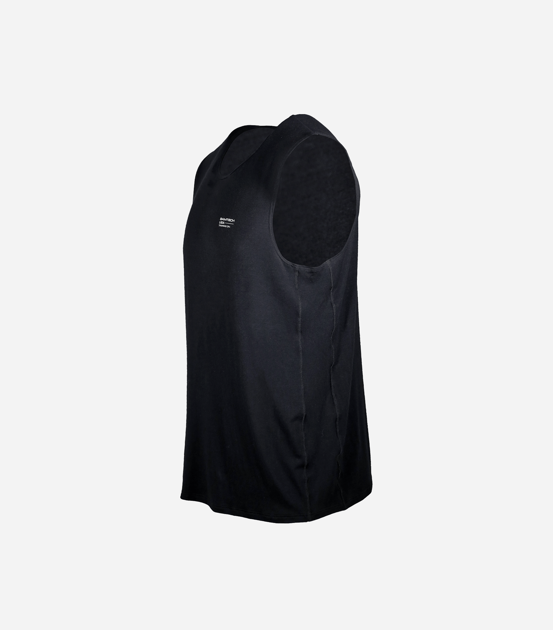 Bamtech Tanks Bamboo Aerotech Tank - Training Div. Heather Grey