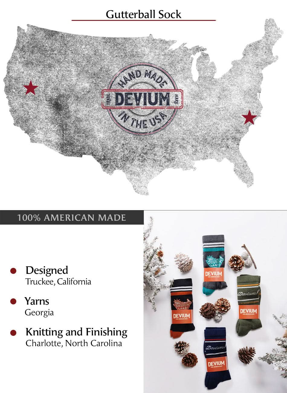 Devium Hats Burnout Merino Sock