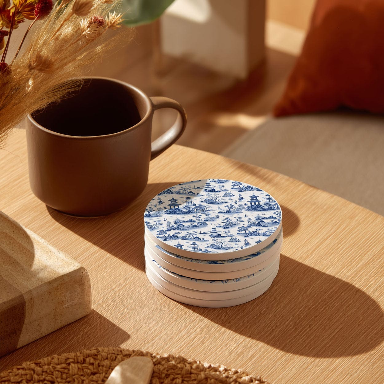 Gia Roma Coaster Chinoiserie Coasters