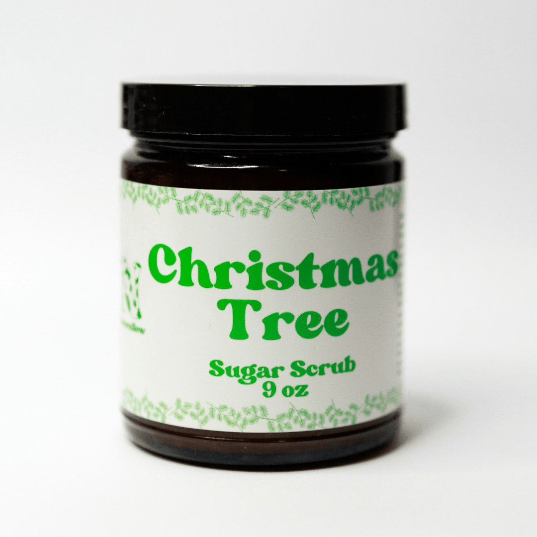 Naturallow Bath Christmas Tree Sugar Scrub Holiday Collection Sugar Scrubs
