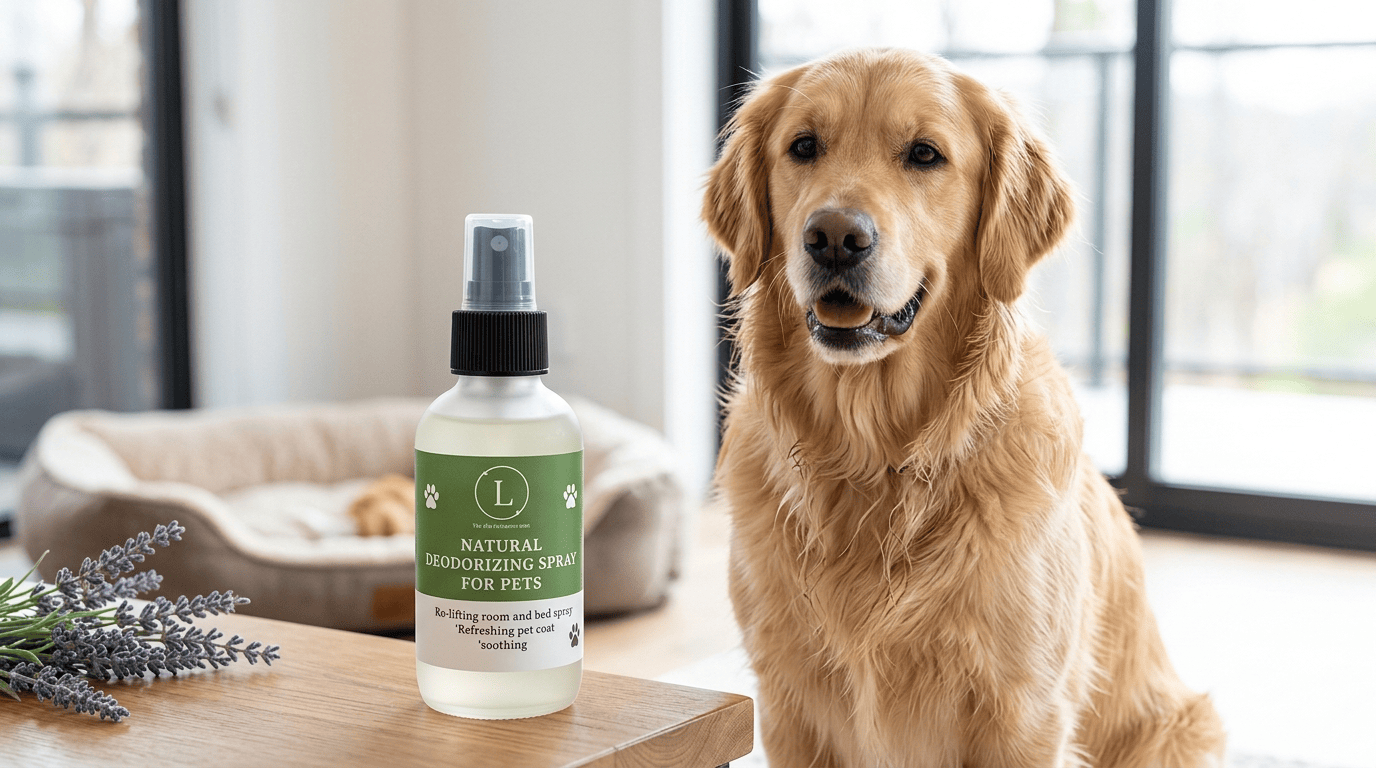 Lizush Pet Accessories Pet Pampering Gift Box -All-Natural Pet Wellness Kit – Soothing Balms & Herbal Coat Powder