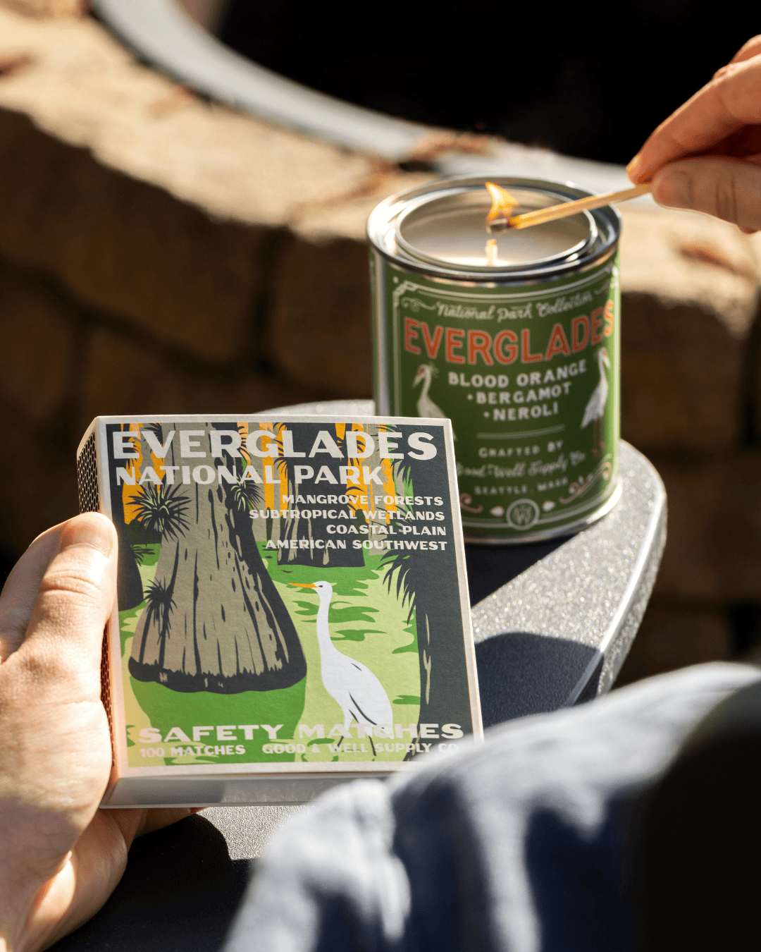 Good & Well Supply Co. Everglades Vintage National Park Cabin Matches