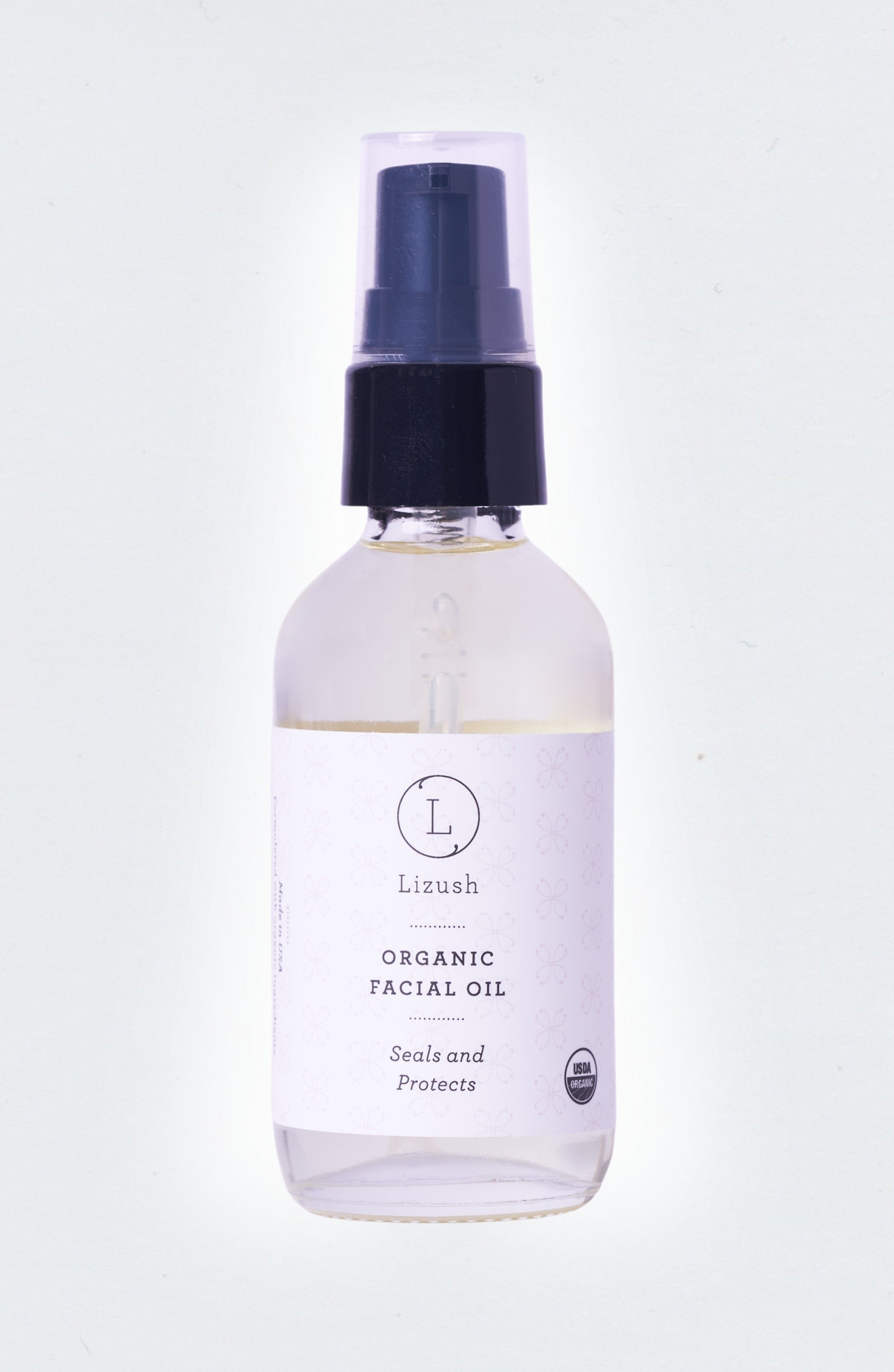 Lizush ORGANIC FACIAL OIL Seals and Protects