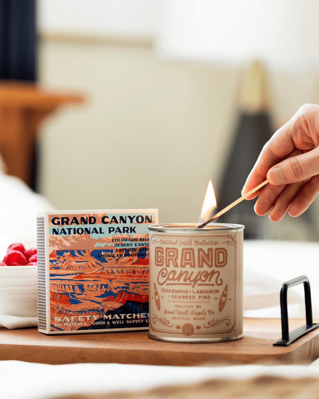 Good & Well Supply Co. Grand Canyon Vintage National Park Cabin Matches