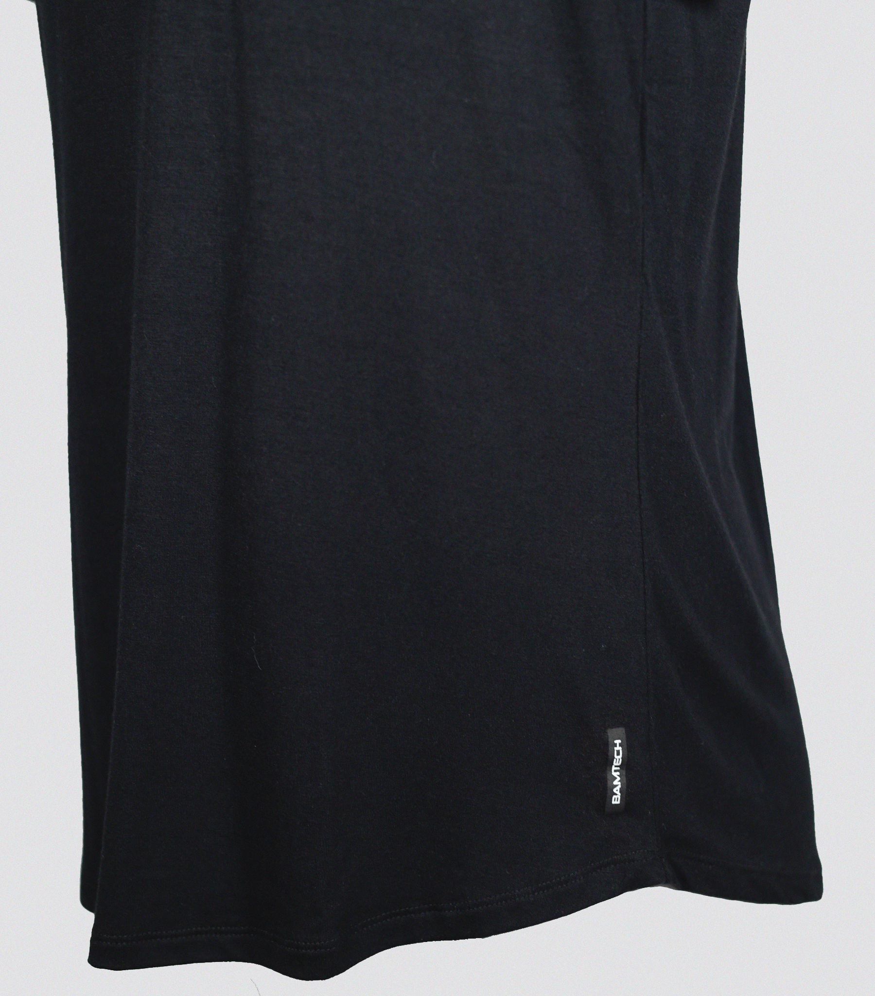 Bamtech Shirt Bamboo Swift Curve-Hem Tee - Black