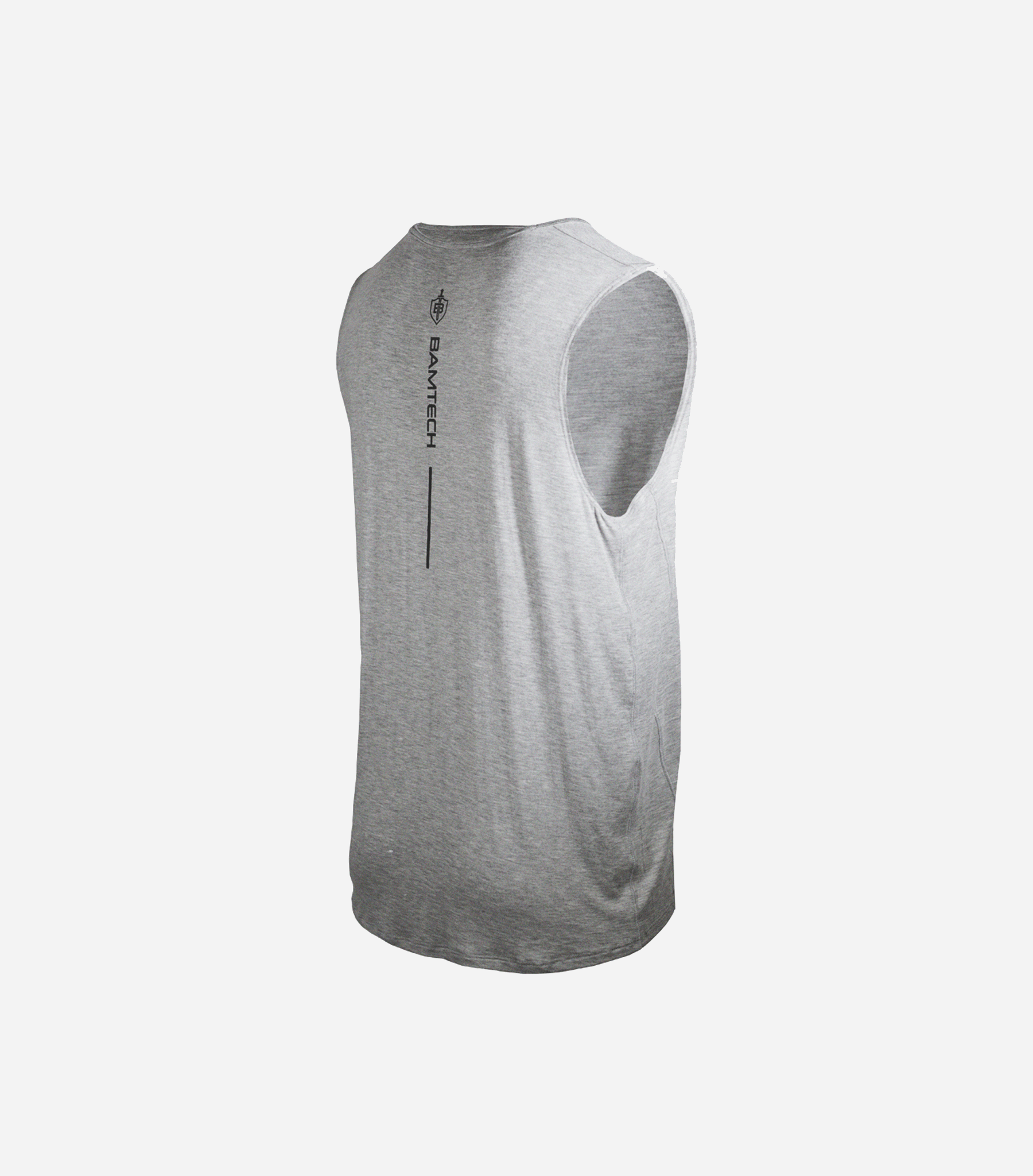 Bamtech Tanks Bamboo Aerotech Tank - Training Div. Heather Grey