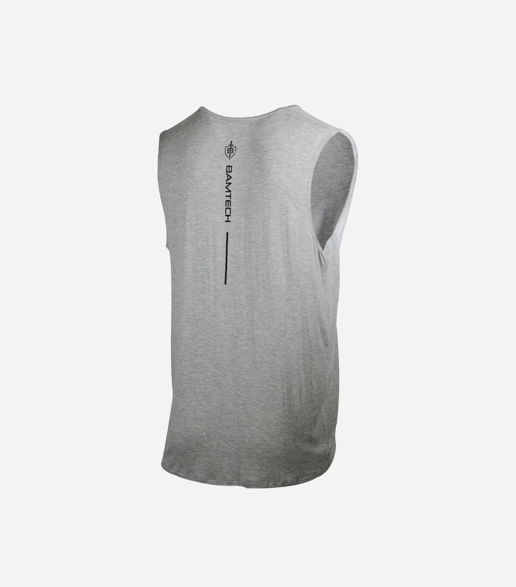 Bamtech Tanks Bamboo Aerotech Tank - Training Div. Heather Grey