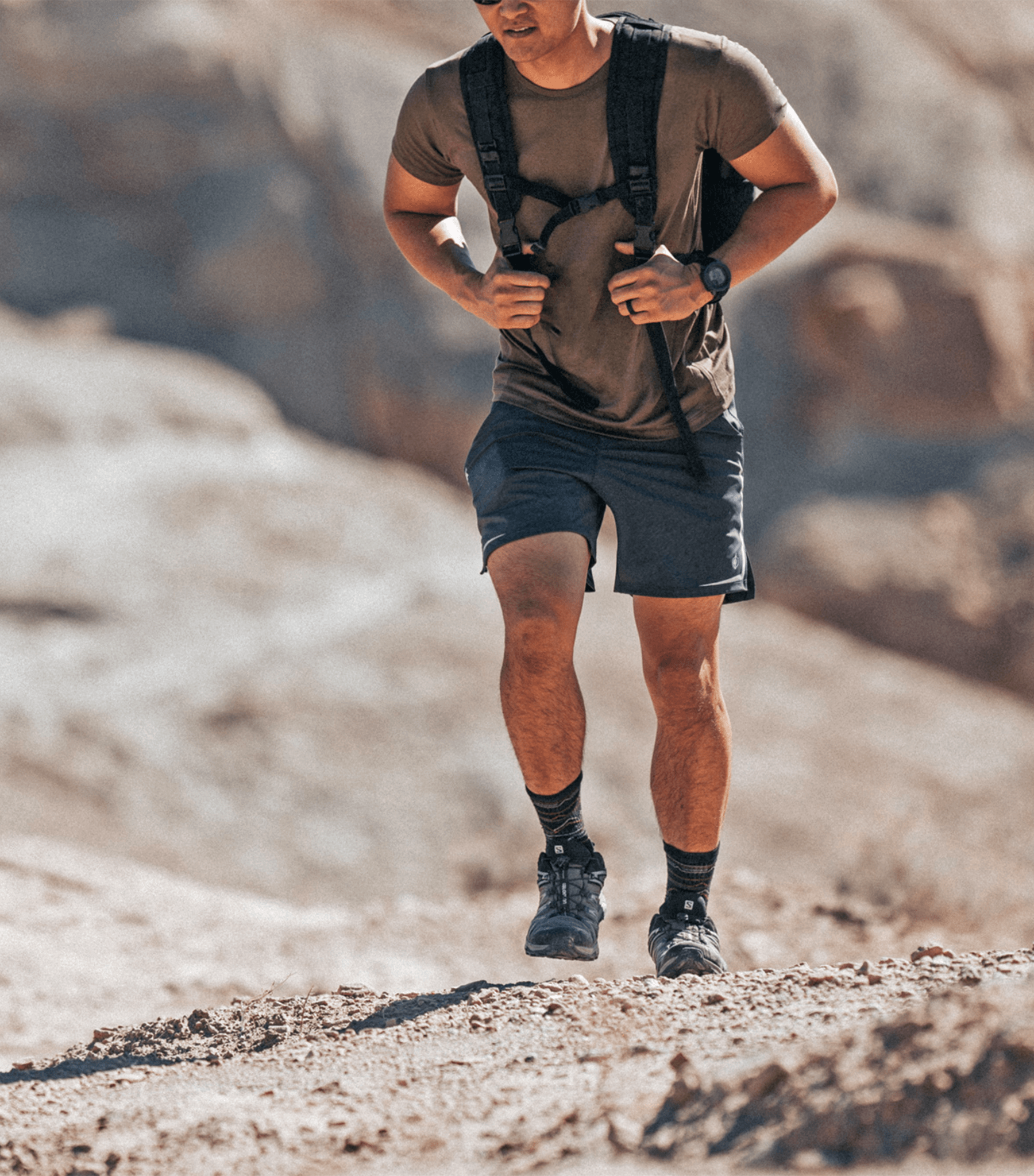 Bamtech Shorts Dominate Training Shorts - Stone