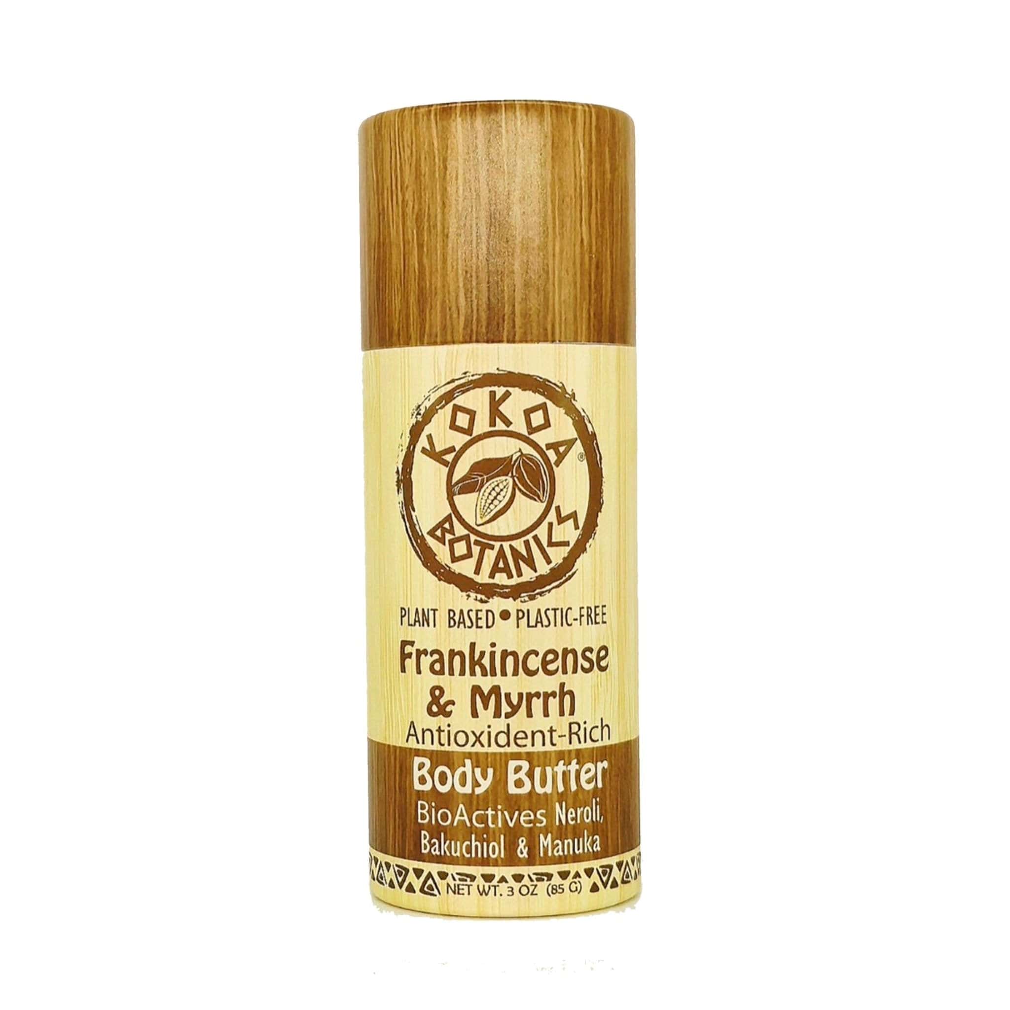 KOKOA BOTANICS Body Butter FRANKINCENSE and MYRRH - Antioxidant-Rich Body Butter with Bakuchiol