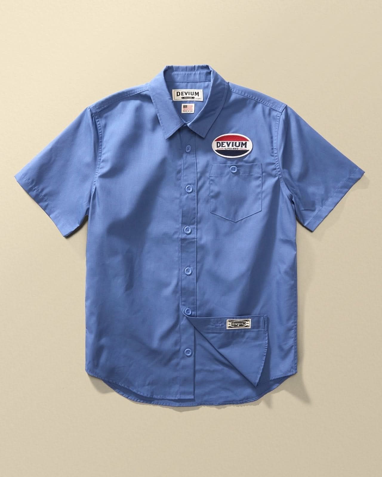 Devium Shirts Postal Blue / S Leroy Shop Shirt