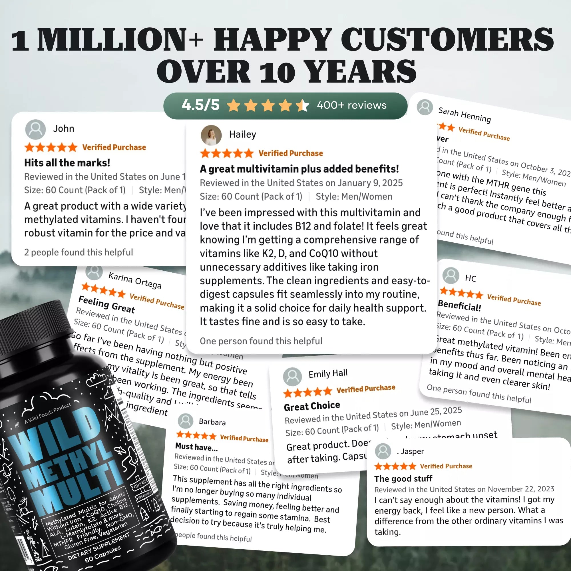 Wild Foods Supplements Methylated Whole Food Multivitamin