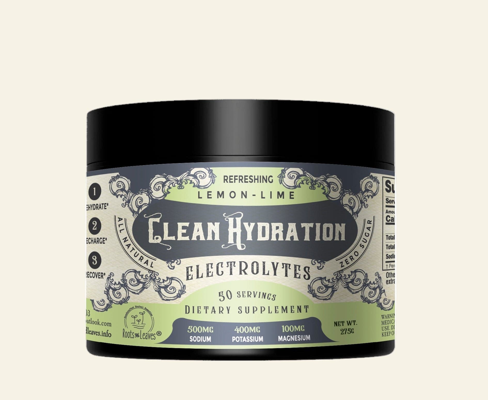 Clean Hydration - Lemon Lime - Electrolytes