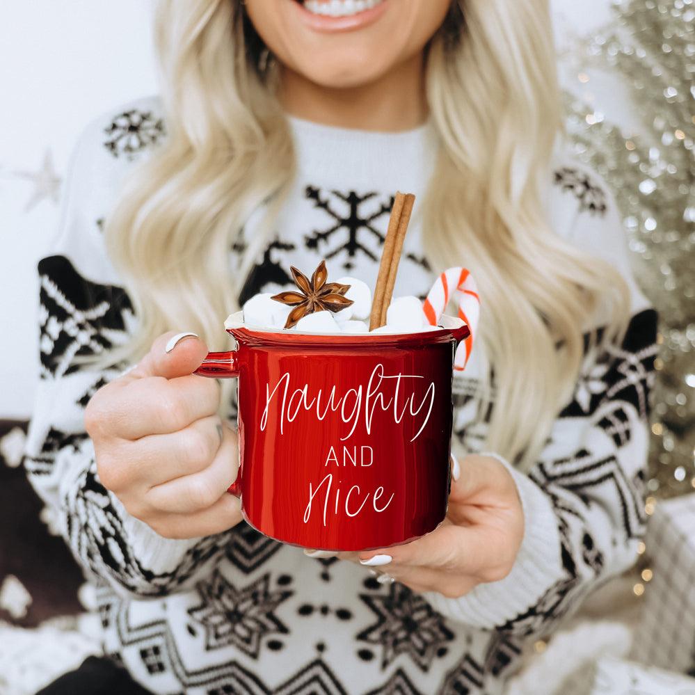 Gia Roma Coffee Mug, Naughty & Nice Mug