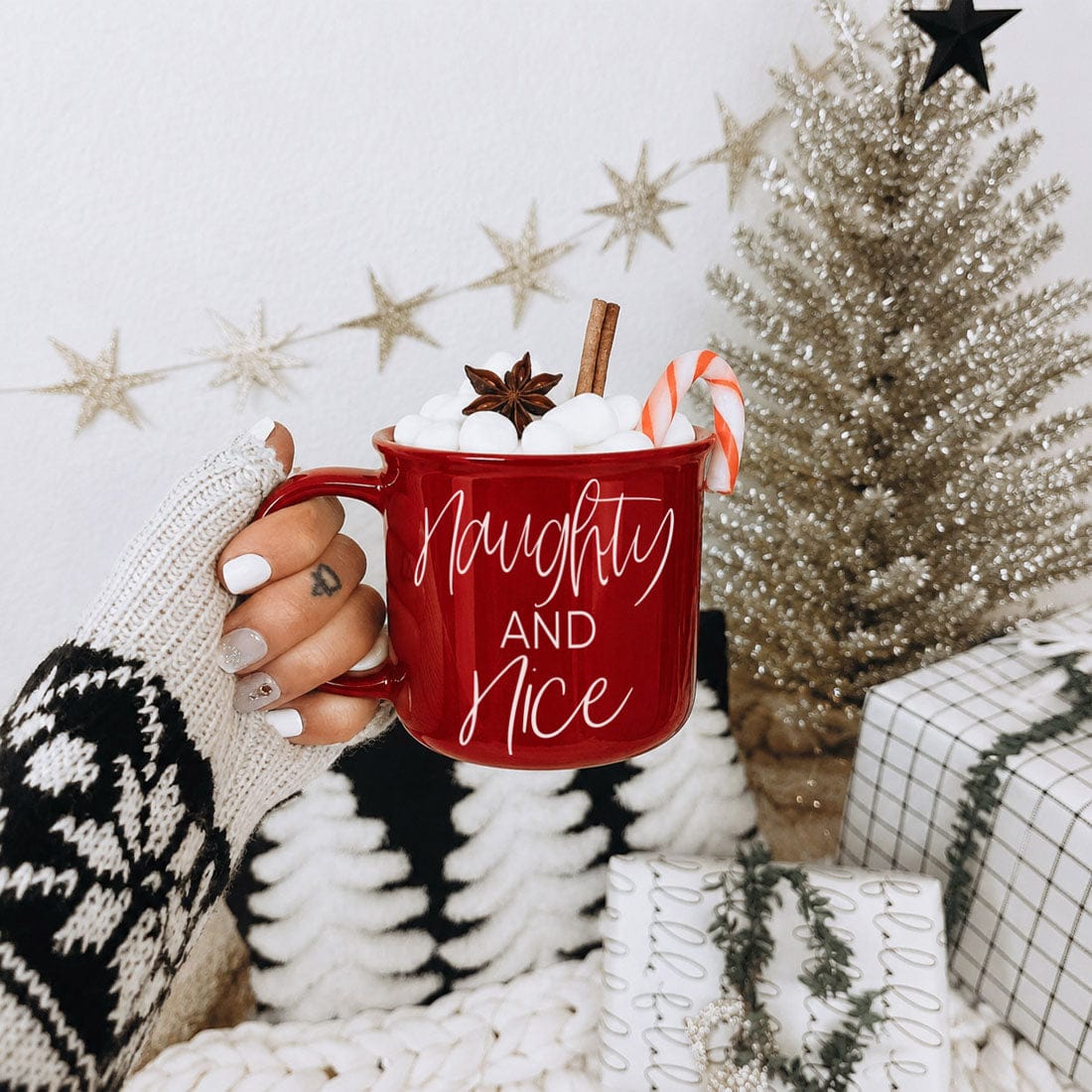 Gia Roma Coffee Mug, Naughty & Nice Mug