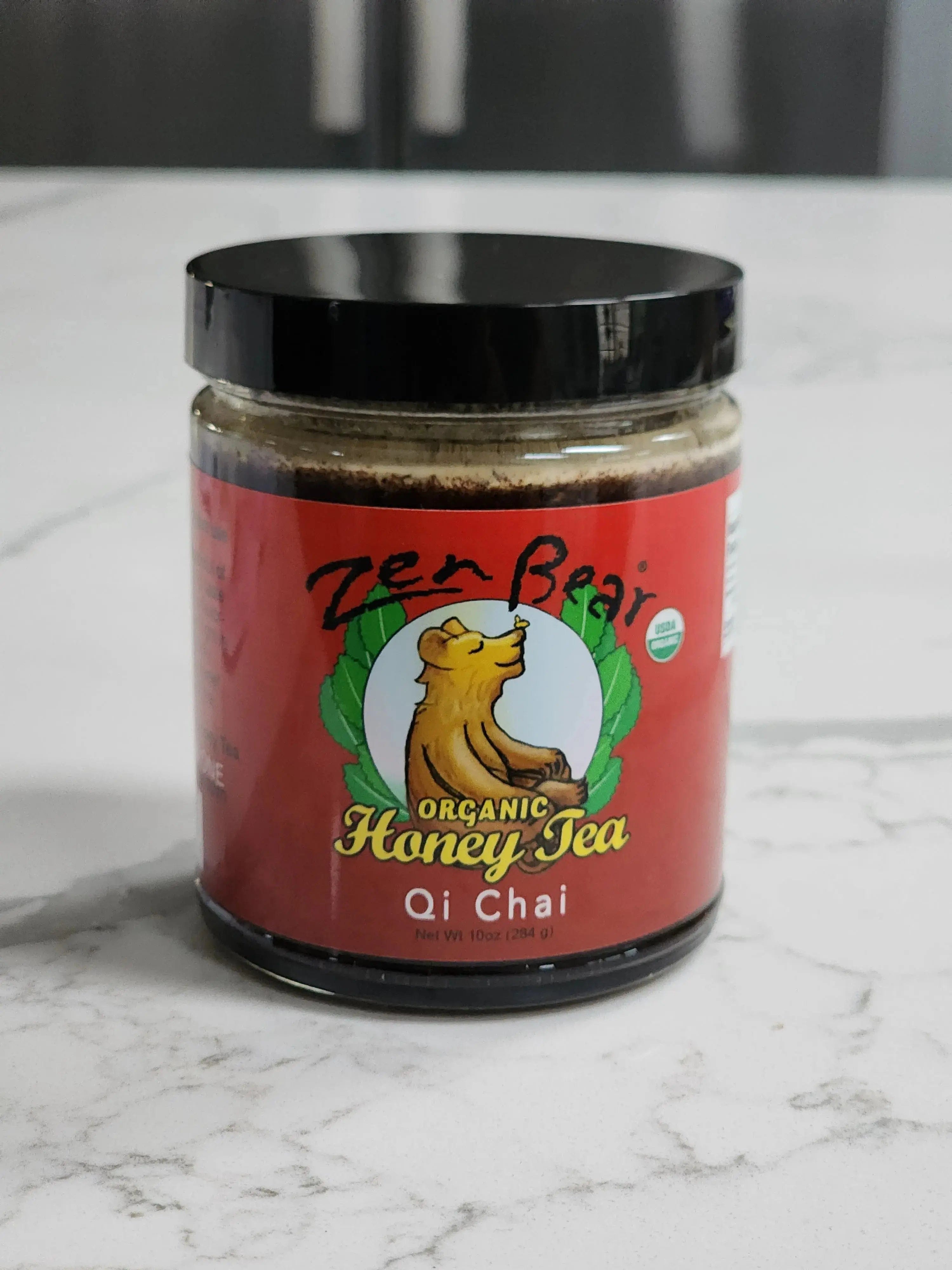 Zenbear Honey Tea simple Qi Chai Honey Tea – Organic Spiced Blend for Energy & Balance (10 oz)