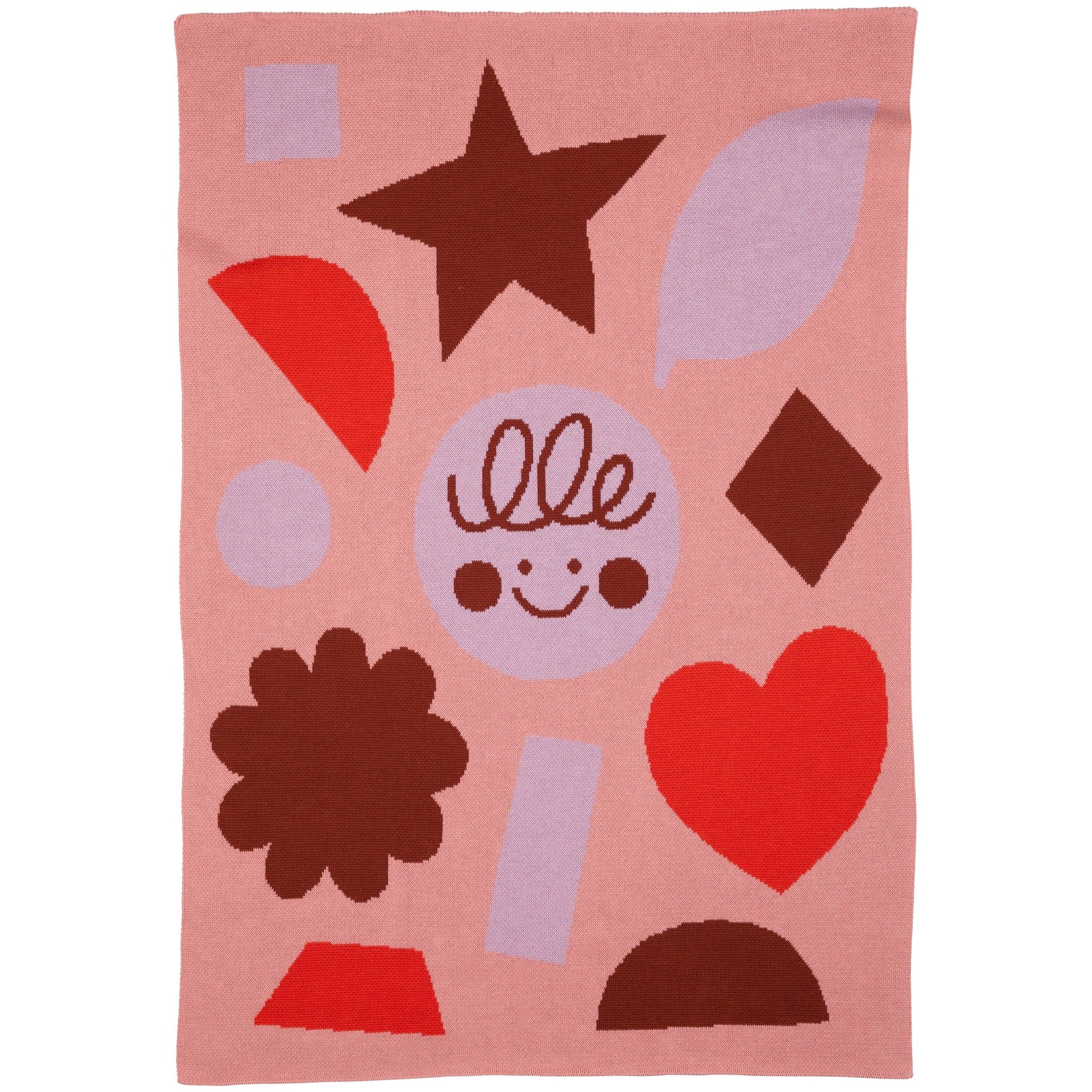Biquette Baby Blanket Strawberry Jam in Organic Cotton Play & Grow Baby Blanket Biquette x The Steve Nash Foundation