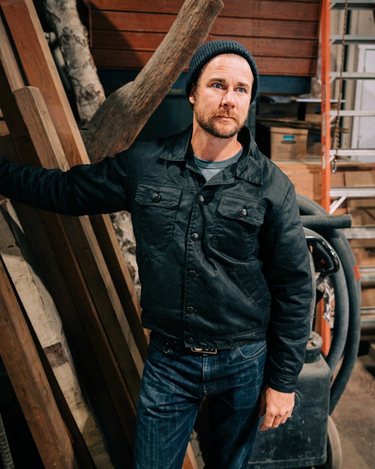 Devium Jacket Deadeye Waxed Canvas Trucker Jacket