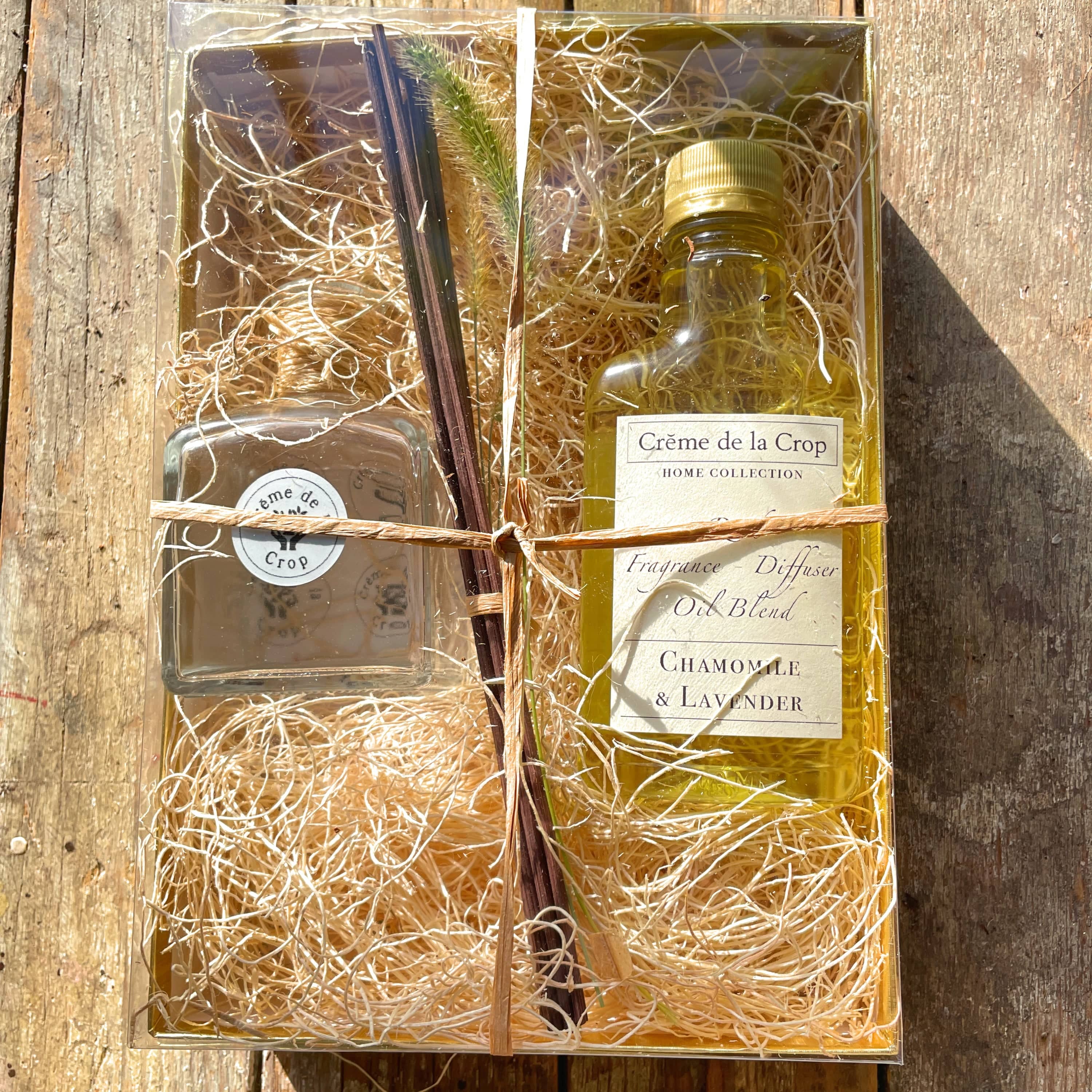 Creme de la Crop Starter Kit Reed Fragrance - Diffuser, Starter Kit - Juniper & Blue Spruce