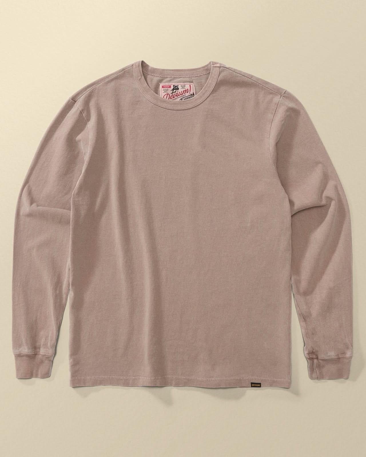 Devium Latte / XS Sidewalk Long Sleeve Vintage Tee