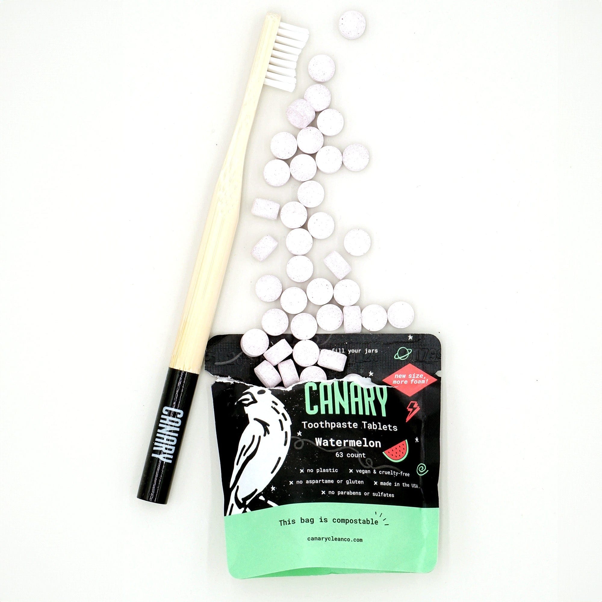 Canary Toothpaste Tablets Watermelon Toothpaste Tablets