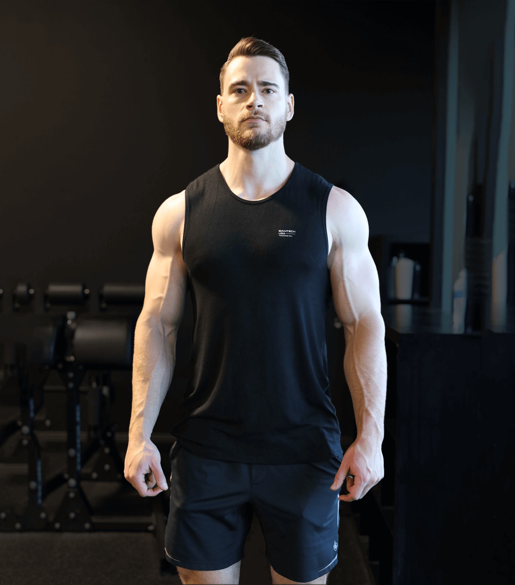 Bamtech Tanks Bamboo Aerotech Tank - Training Div. Heather Grey