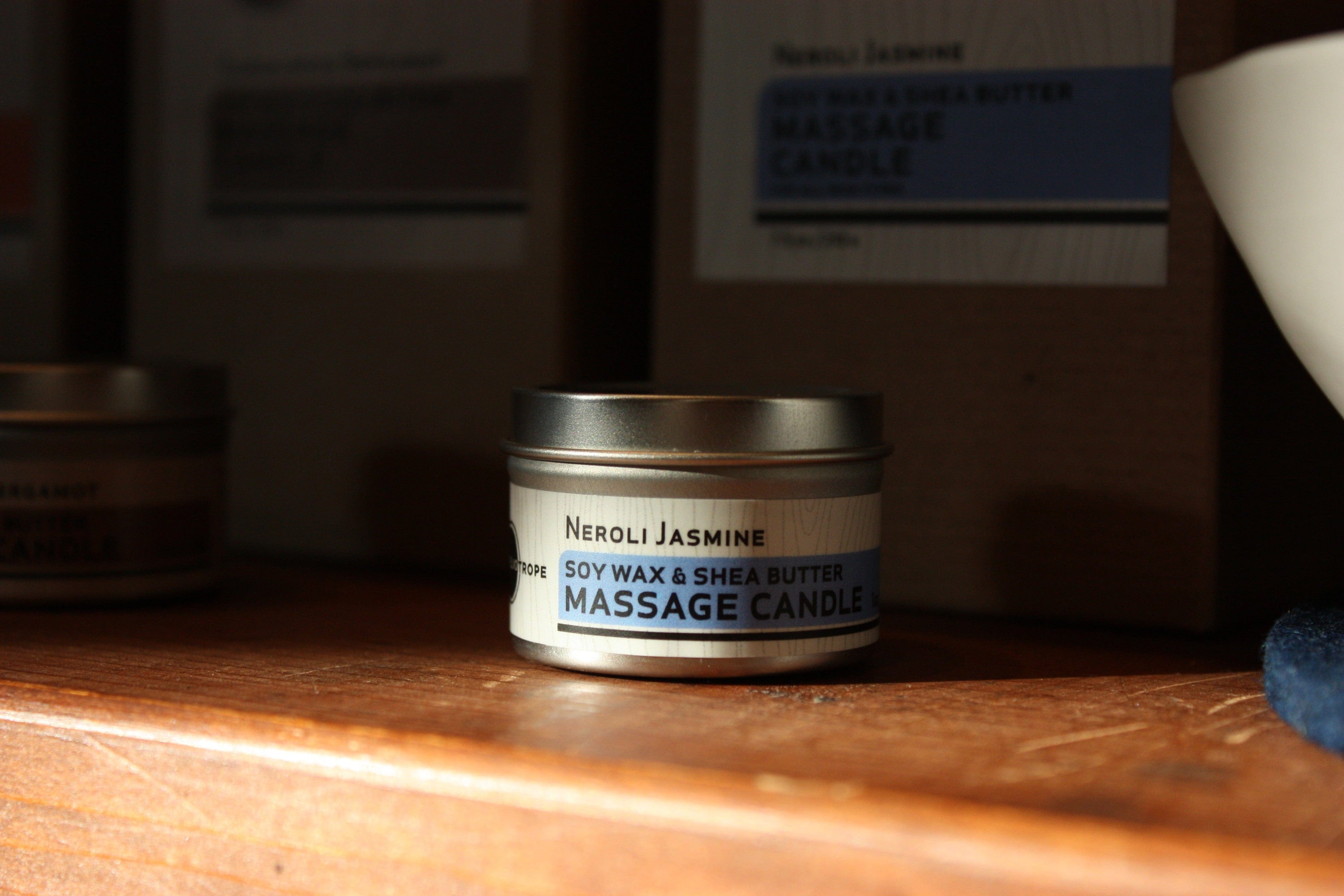 Heliotrope SF Candle Soy Wax & Shea Butter Massage Candles - New Scent