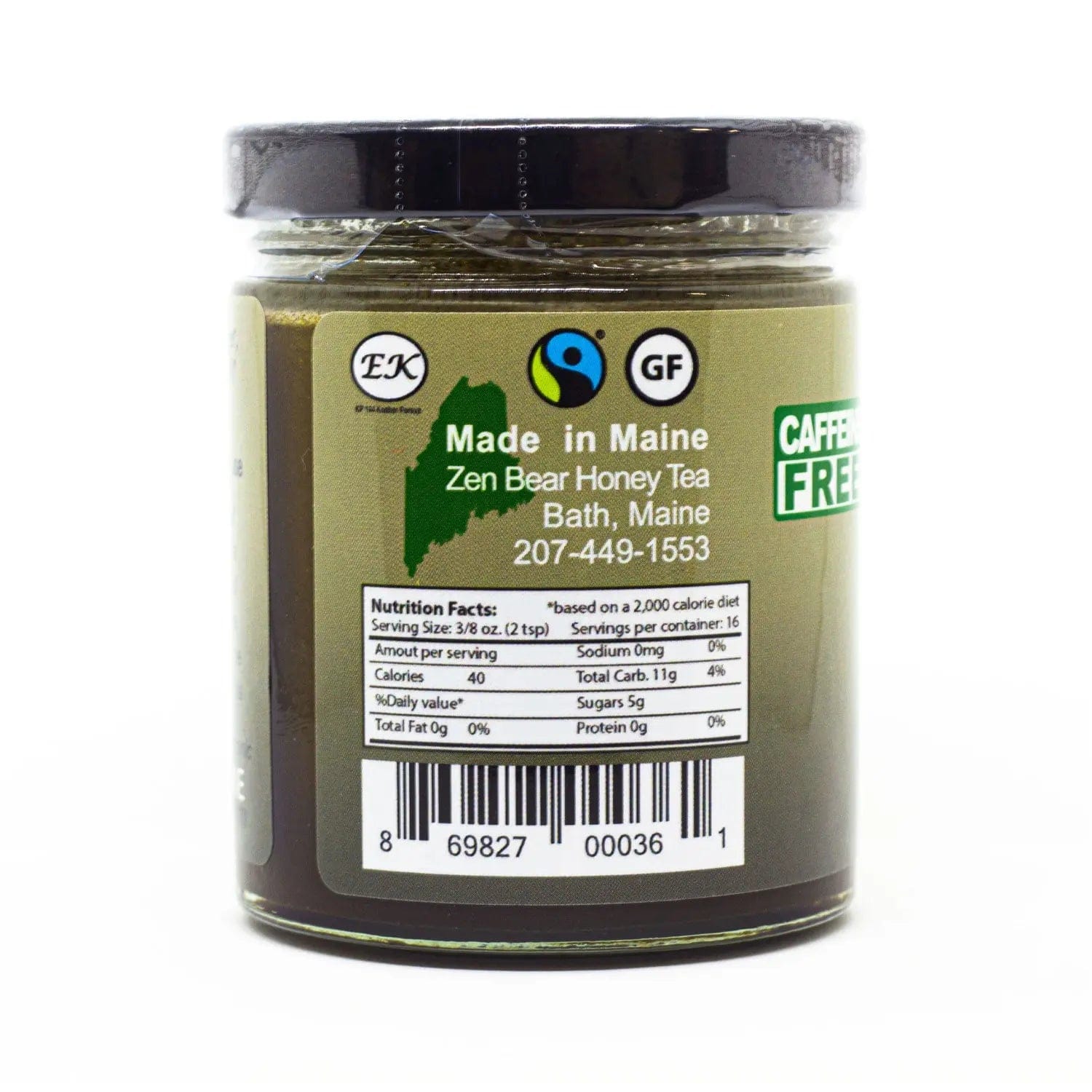 Zenbear Honey Tea simple Tulsi Honey Tea – Organic Holy Basil Blend for Stress Relief & Balance (10 oz)