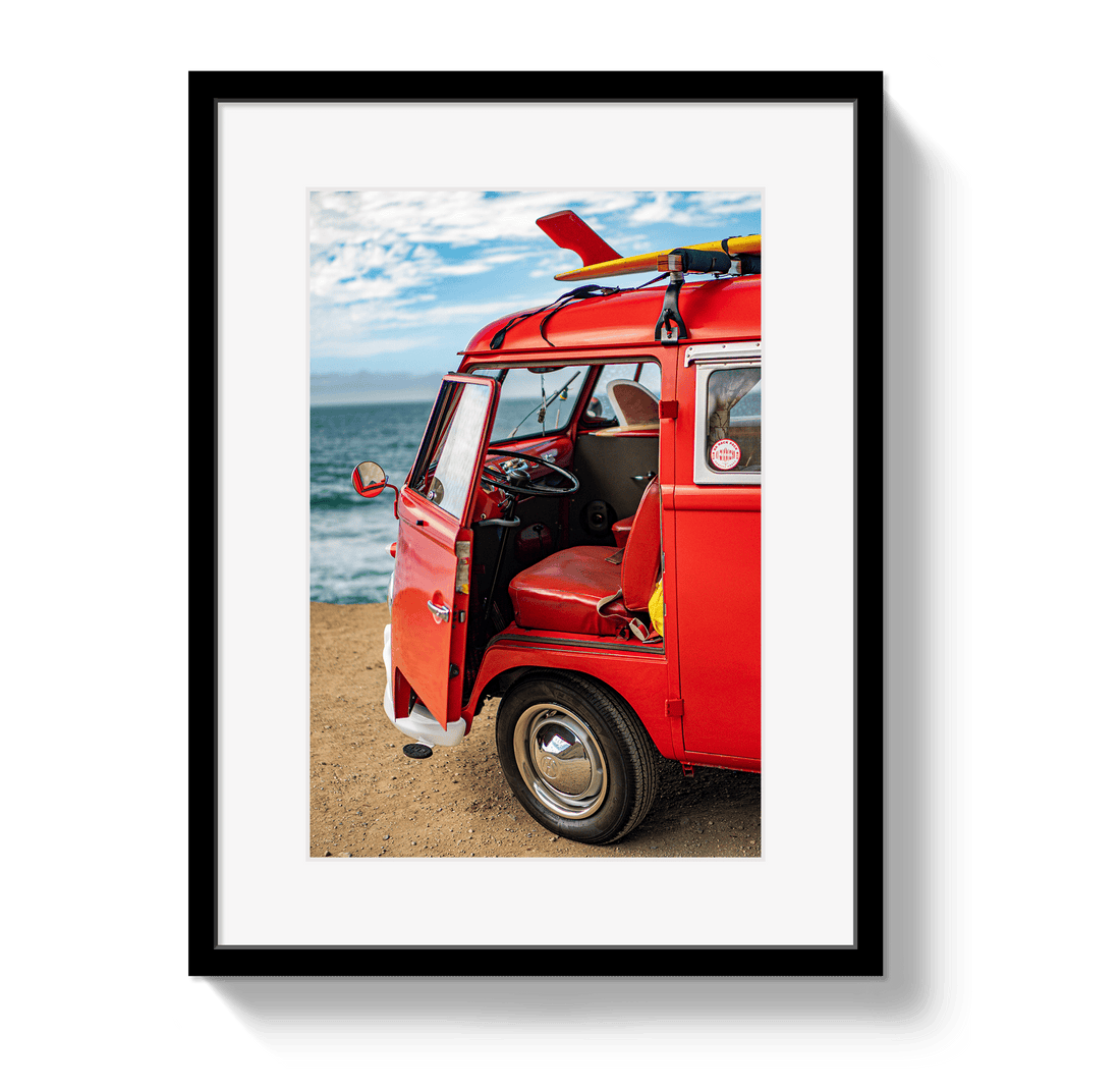 Johnny Vacay Black / 11x14 / Matte Open Door Policy