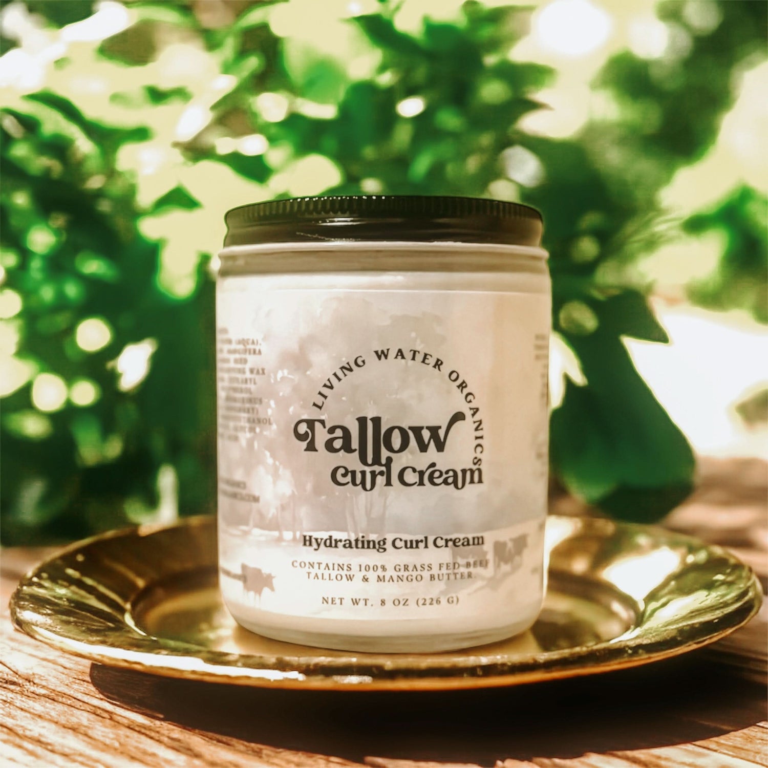 Living Water Organics Grass-Fed Tallow Curl Cream