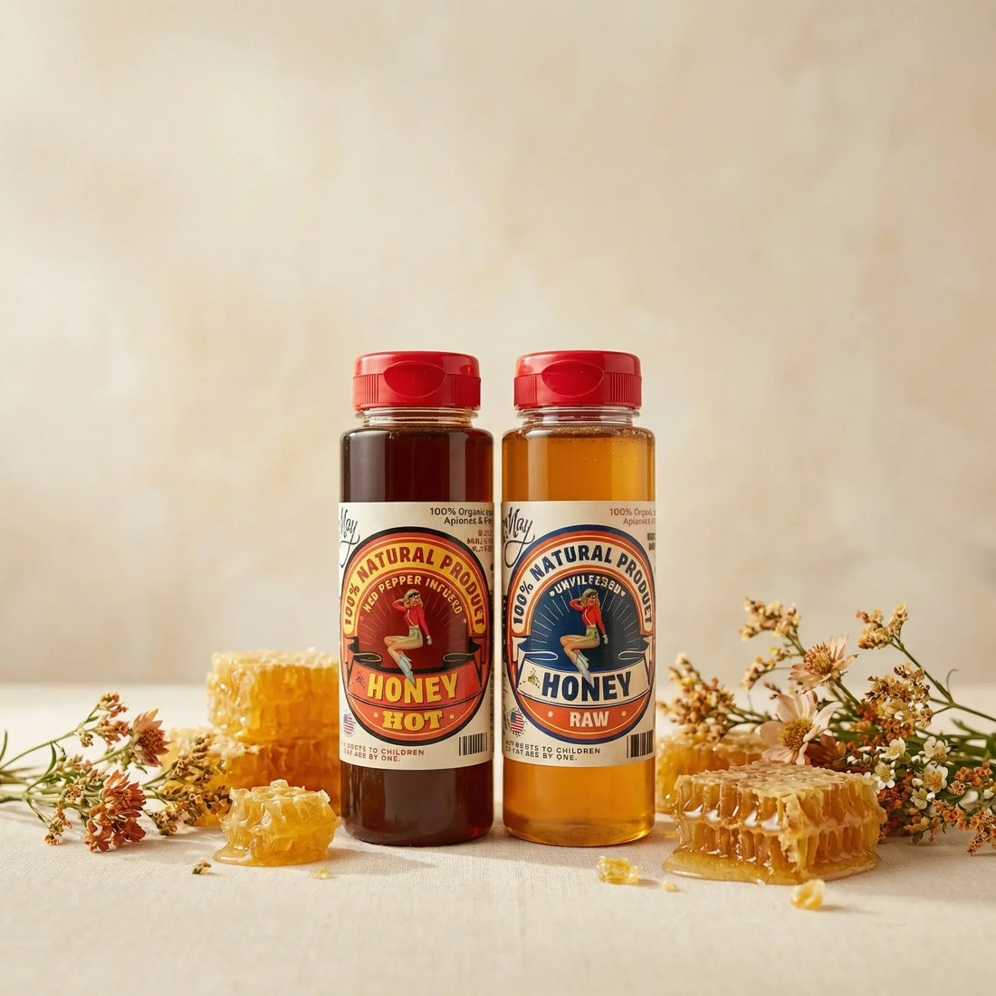 The Lady May Honey Gift Sets Sweet Heat Honey Duo