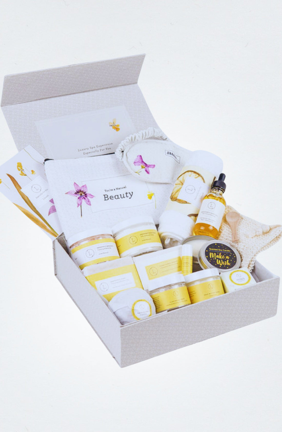 Lizush Citrus Gifts Cheer up Citrus Sunshine Gift Basket, Natural Care Package, Recovery Gift, New home gift, Attention Gift